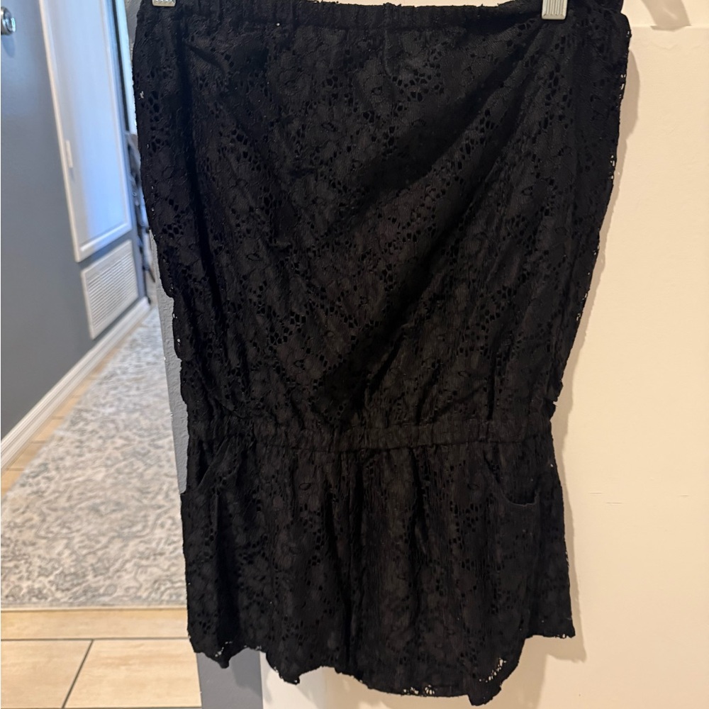 Say What? Black Lace Dress